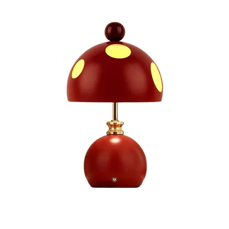 Tischlampe im Creme-Stil, Eiform