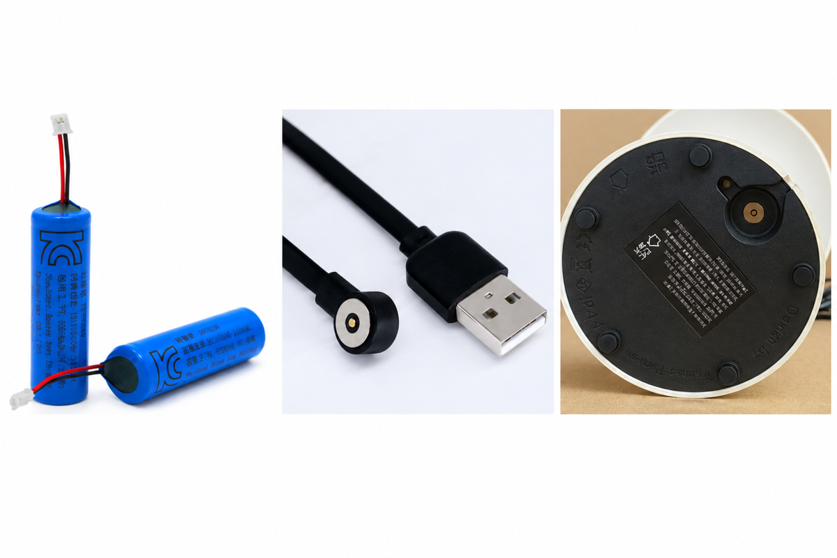 5100 mAh. Magnetisch geladen.