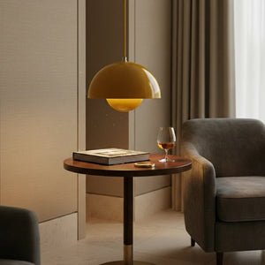 Halbkreisförmiger bunter Kronleuchter – Skandinavisches Design für Esszimmer & Wohnzimmer – image 2