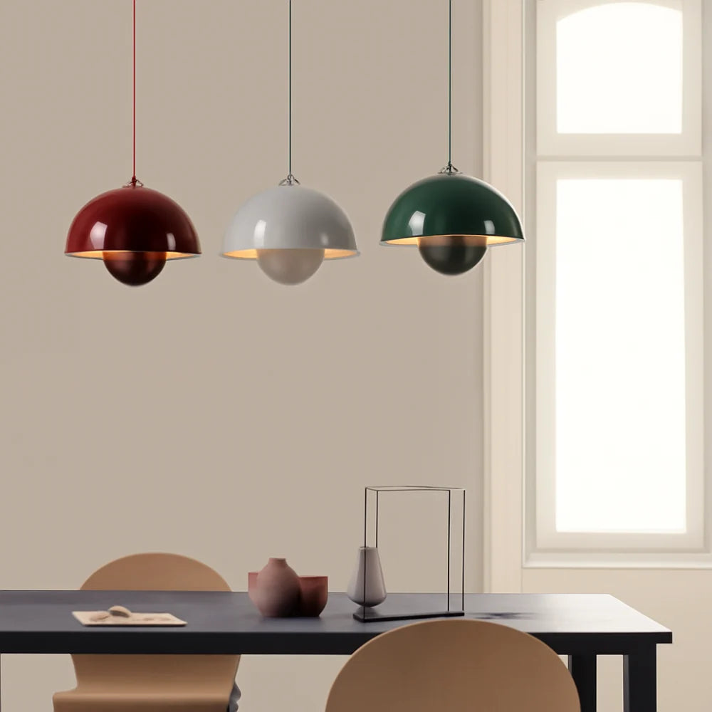 Halbkreisförmiger bunter Kronleuchter – Skandinavisches Design für Esszimmer & Wohnzimmer – image 7