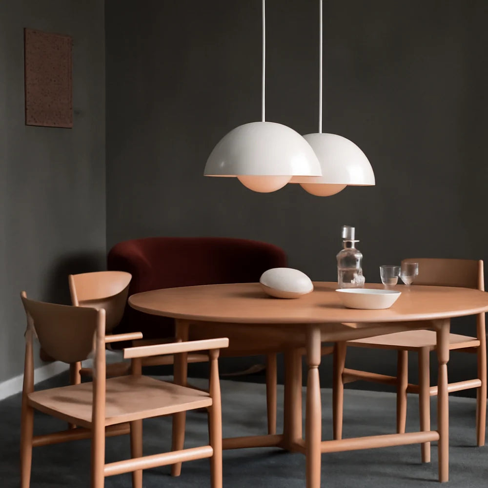Halbkreisförmiger bunter Kronleuchter – Skandinavisches Design für Esszimmer & Wohnzimmer – image 10