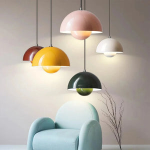 Halbkreisförmiger bunter Kronleuchter – Skandinavisches Design für Esszimmer & Wohnzimmer – image 11