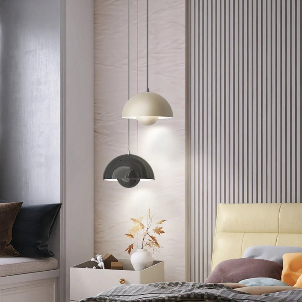 Halbkreisförmiger bunter Kronleuchter – Skandinavisches Design für Esszimmer & Wohnzimmer – image 14