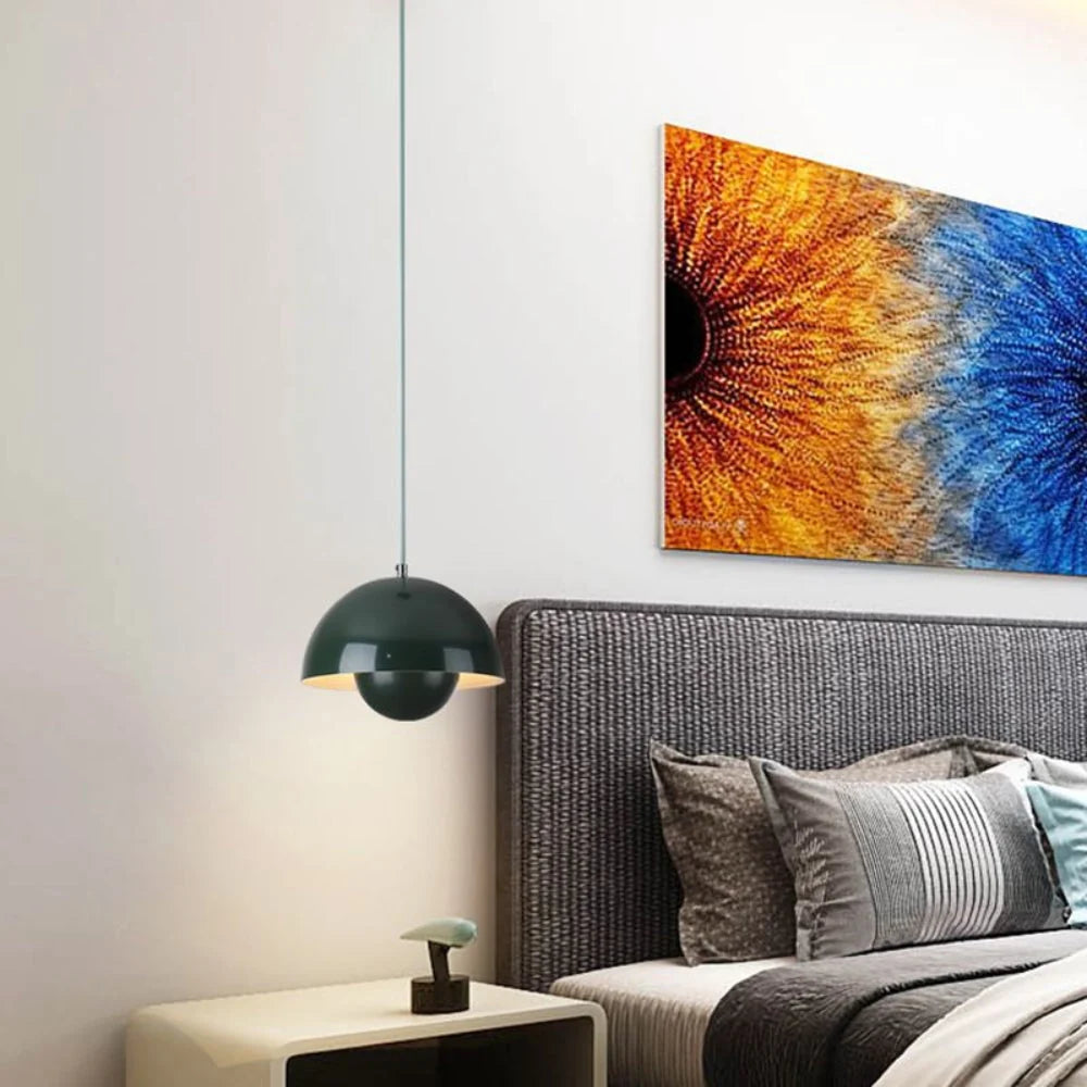 Halbkreisförmiger bunter Kronleuchter – Skandinavisches Design für Esszimmer & Wohnzimmer – image 17