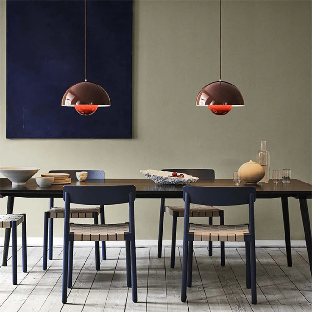 Halbkreisförmiger bunter Kronleuchter – Skandinavisches Design für Esszimmer & Wohnzimmer – image 19